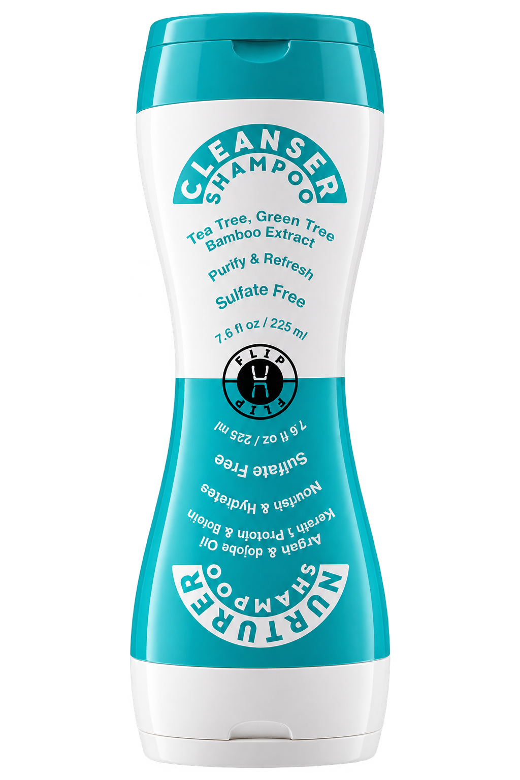 UFLIP Dual-Chamber Shampoo Bottle